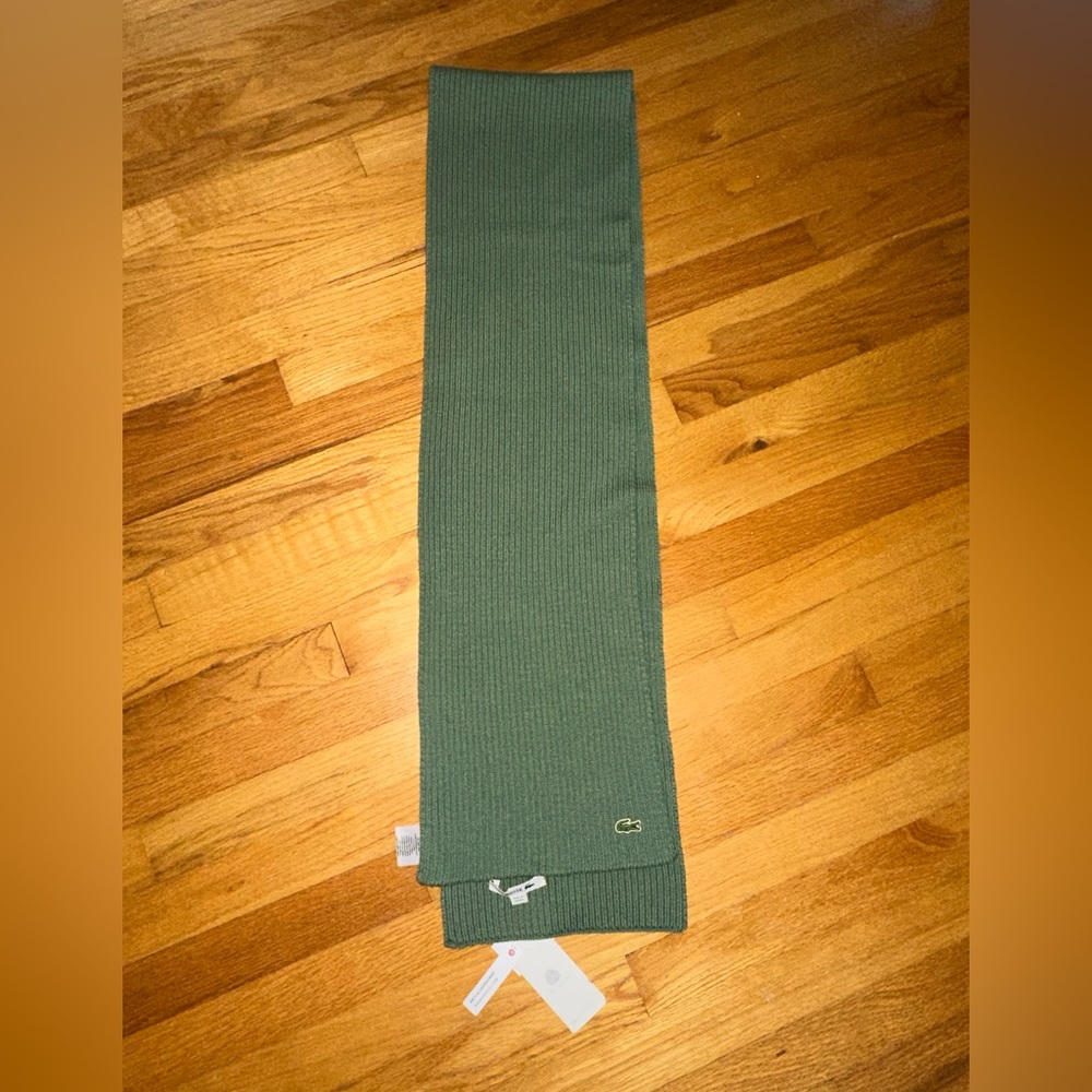 Green Lacoste Scarf